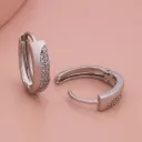 Vane Huggie Earrings